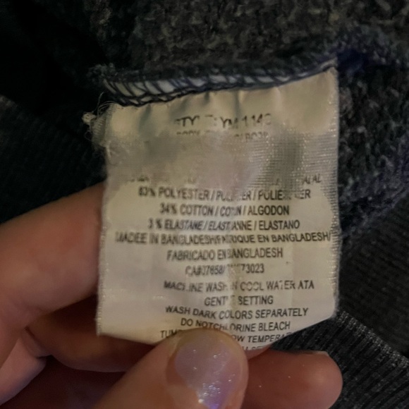 Tokyo Laundry Hoodie zip sweater in heather blue - Picture 2 of 4